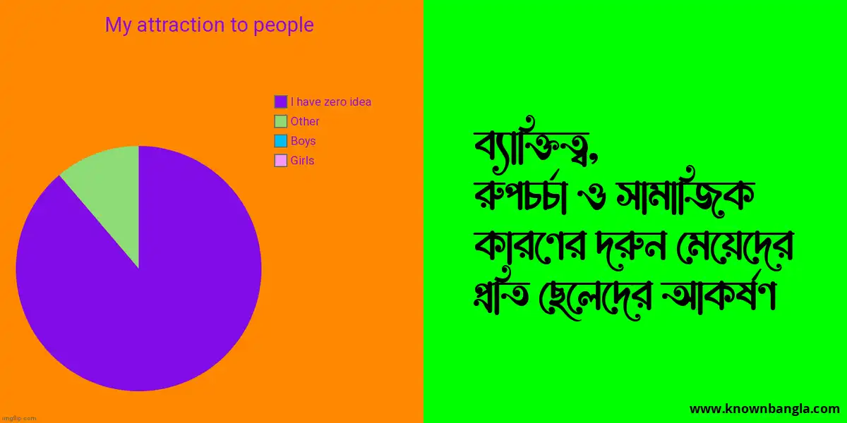 ব্যাক্তিত্ব, রুপচর্চা ও সামাজিক কারণের দরুন মেয়েদের প্রতি ছেলেদের আকর্ষণ