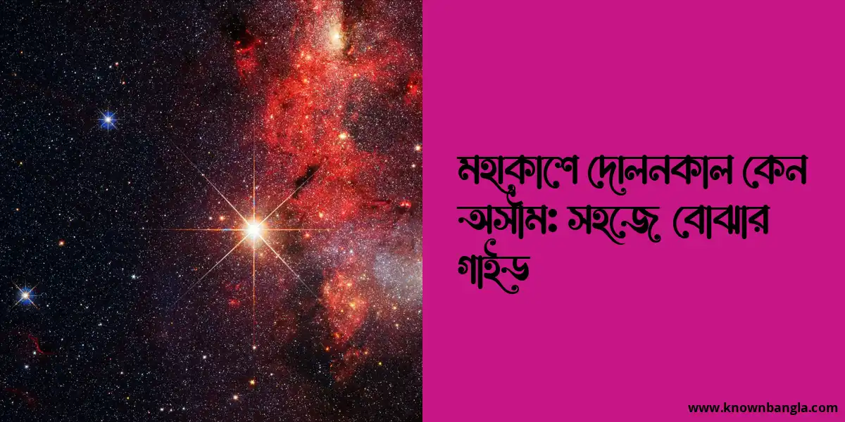 মহাকাশে দোলনকাল কেন অসীম: সহজে বোঝার গাইড