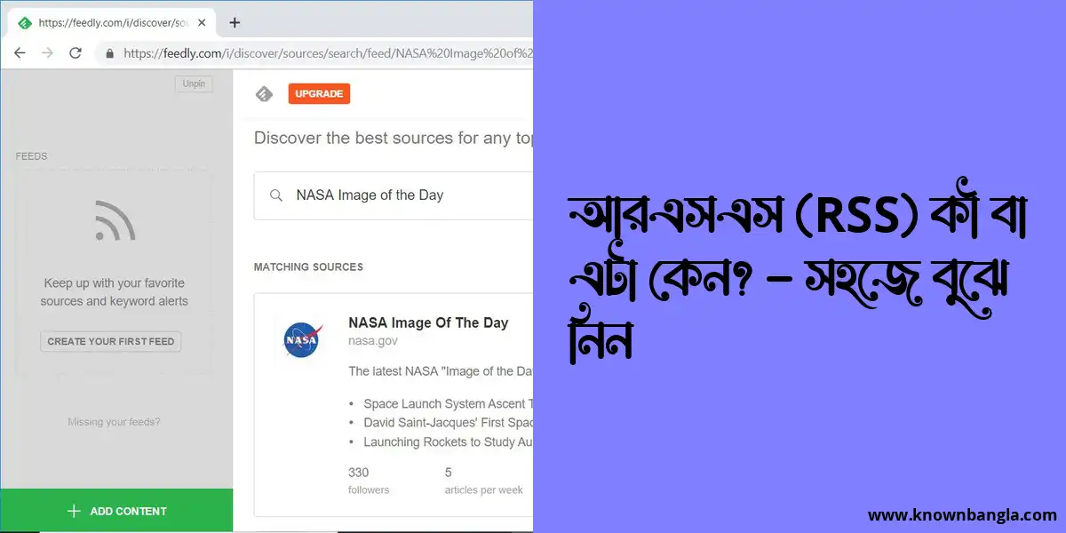 আরএসএস (RSS) কী বা এটা কেন? – সহজে বুঝে নিন