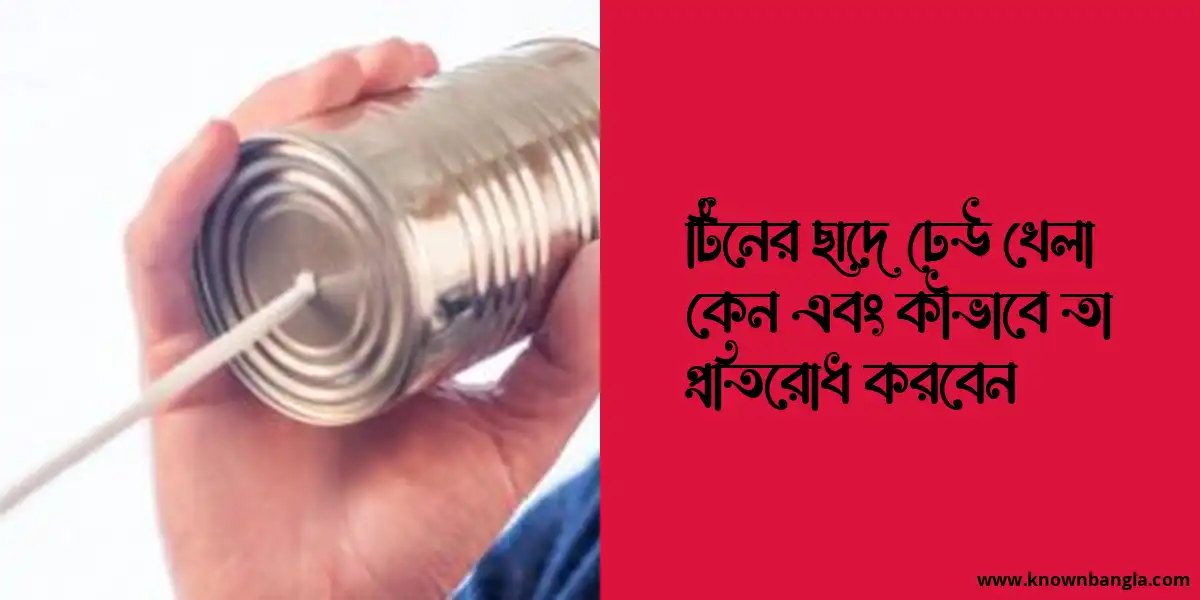 টিনের ছাদে ঢেউ খেলা কেন এবং কীভাবে তা প্রতিরোধ করবেন