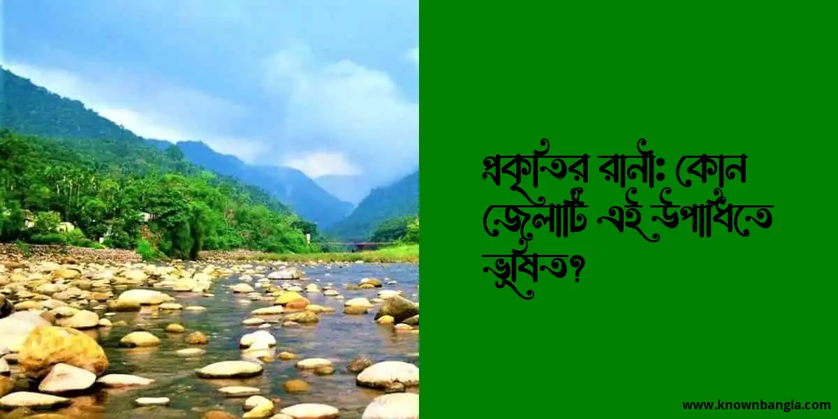 প্রকৃতির রানী: কোন জেলাটি এই উপাধিতে ভূষিত?