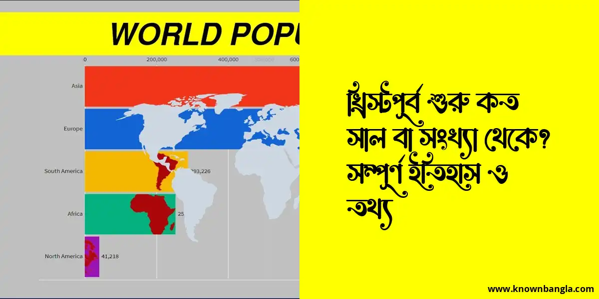 খ্রিস্টপূর্ব শুরু কত সাল বা সংখ্যা থেকে? সম্পূর্ণ ইতিহাস ও তথ্য