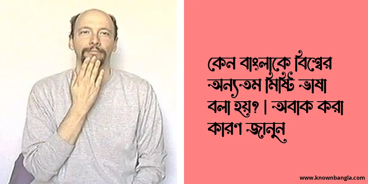 বাংলাকে মিষ্টি ভাষা বলা হয় কেন? | অবাক করা কারণ জানুন