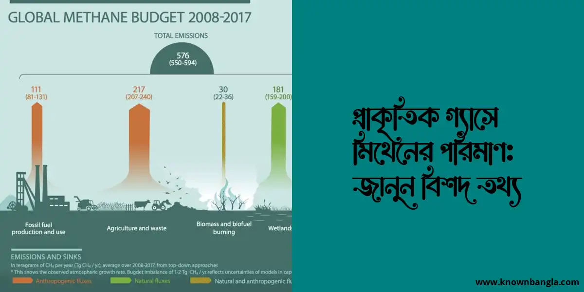 প্রাকৃতিক গ্যাসে মিথেনের পরিমাণ: জানুন বিশদ তথ্য