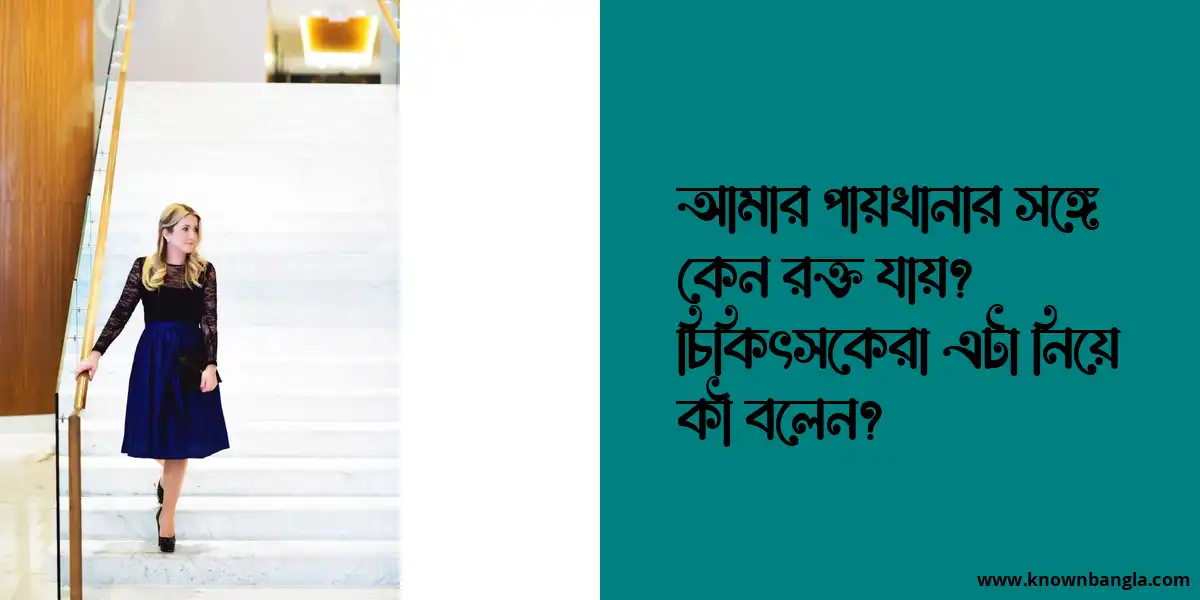 আমার পায়খানার সঙ্গে কেন রক্ত ​​যায়? চিকিৎসকেরা এটা নিয়ে কী বলেন?