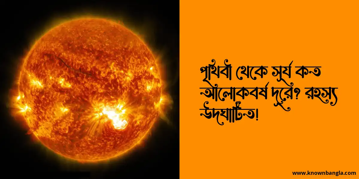 পৃথিবী থেকে সূর্য কত আলোকবর্ষ দূরে? রহস্য উদঘাটিত!