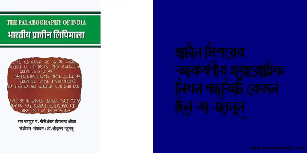 প্রাচীন মিশরের আকর্ষণীয় হায়ারোগ্লিফ লিখন পদ্ধতিটি কেমন ছিল তা জানুন