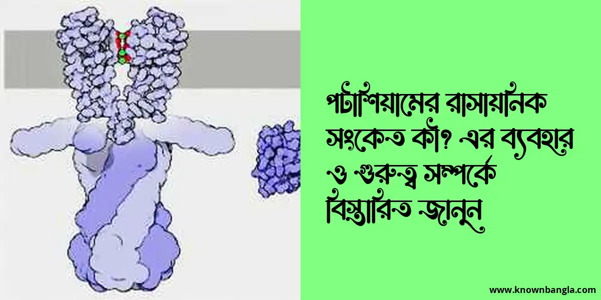 পটাশিয়ামের রাসায়নিক সংকেত কী? এর ব্যবহার ও গুরুত্ব সম্পর্কে বিস্তারিত জানুন