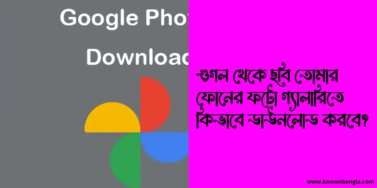 গুগল থেকে ছবি তোমার ফোনের ফটো গ্যালারিতে কিভাবে ডাউনলোড করবে?